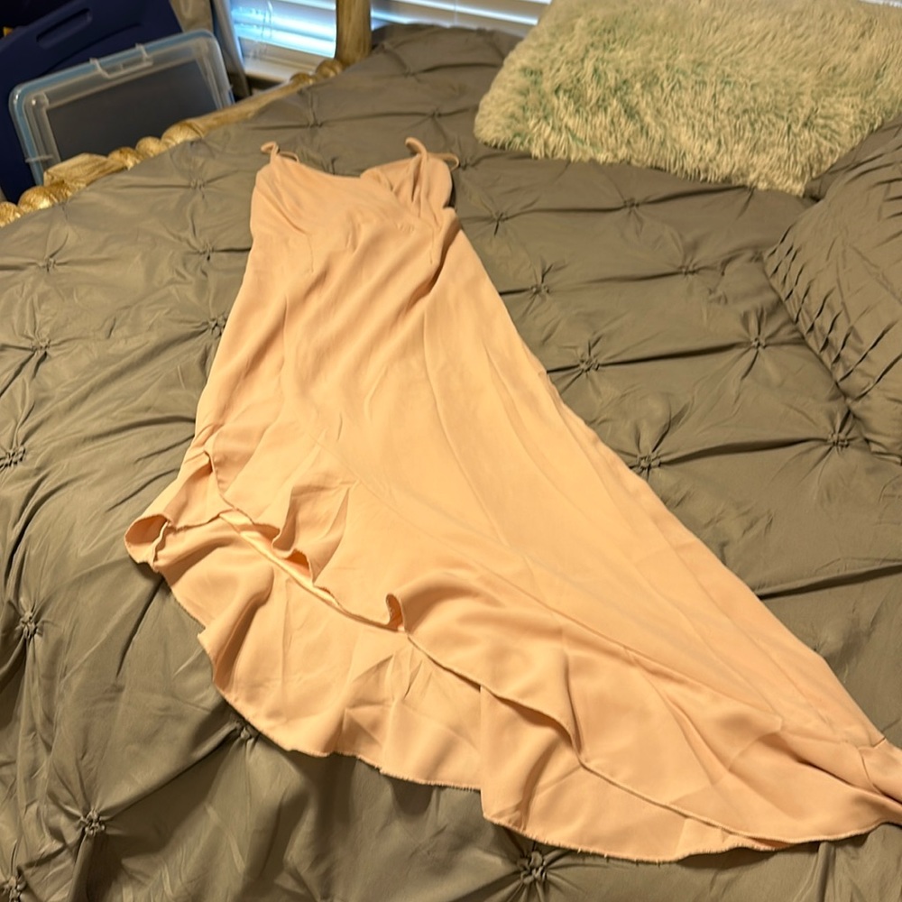 Beautiful peach dress